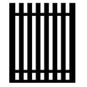 Flat Top Picket Gate