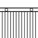 Intermittent Ring Garden Fencing Panels (Deco Promo)
