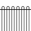 Loop Top Garden Fencing Panels (Deco Promo)