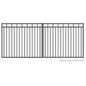 Open Rail Deco Driveway Gate