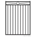 Ring and Cross Deco Side Access Gate